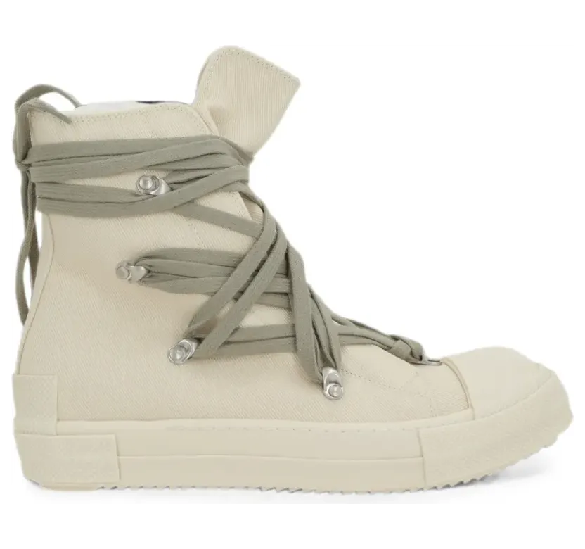 Rick Owens DRKSHDW Megalace high-top sneakers – Beige (DU02F6809DOH1W111111)