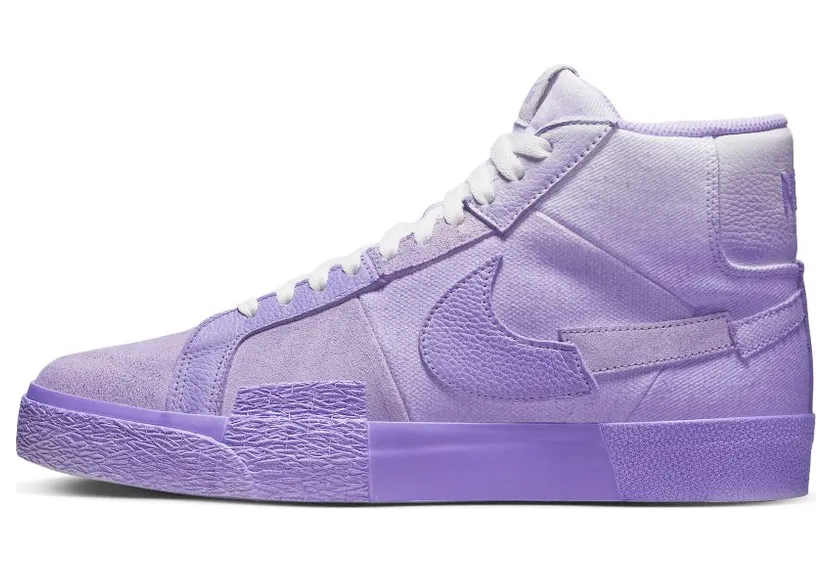 Nike SB Zoom Blazer Mid PRM Skateschoenen Paars (DR9087-555)