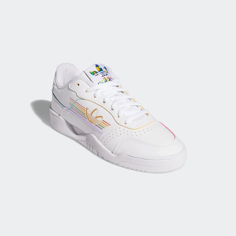 adidas Carerra Low Pride 2020 (W) Footwear White/Footwear White/Bright Cyan (FY9019)