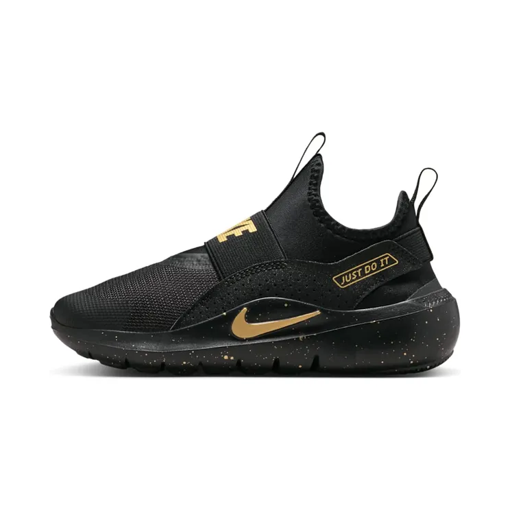 Nike Flex Runner 4 “Black / Metallic Gold” (IM6736-001)