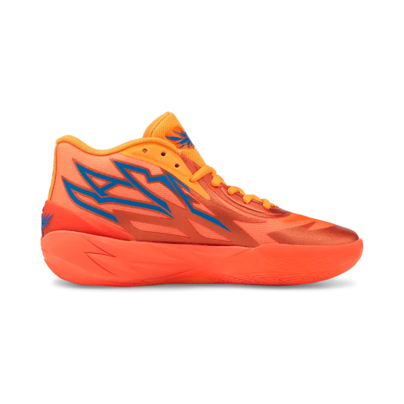 Puma MB.02 Basketball Shoes Red/Orange (376442-01)