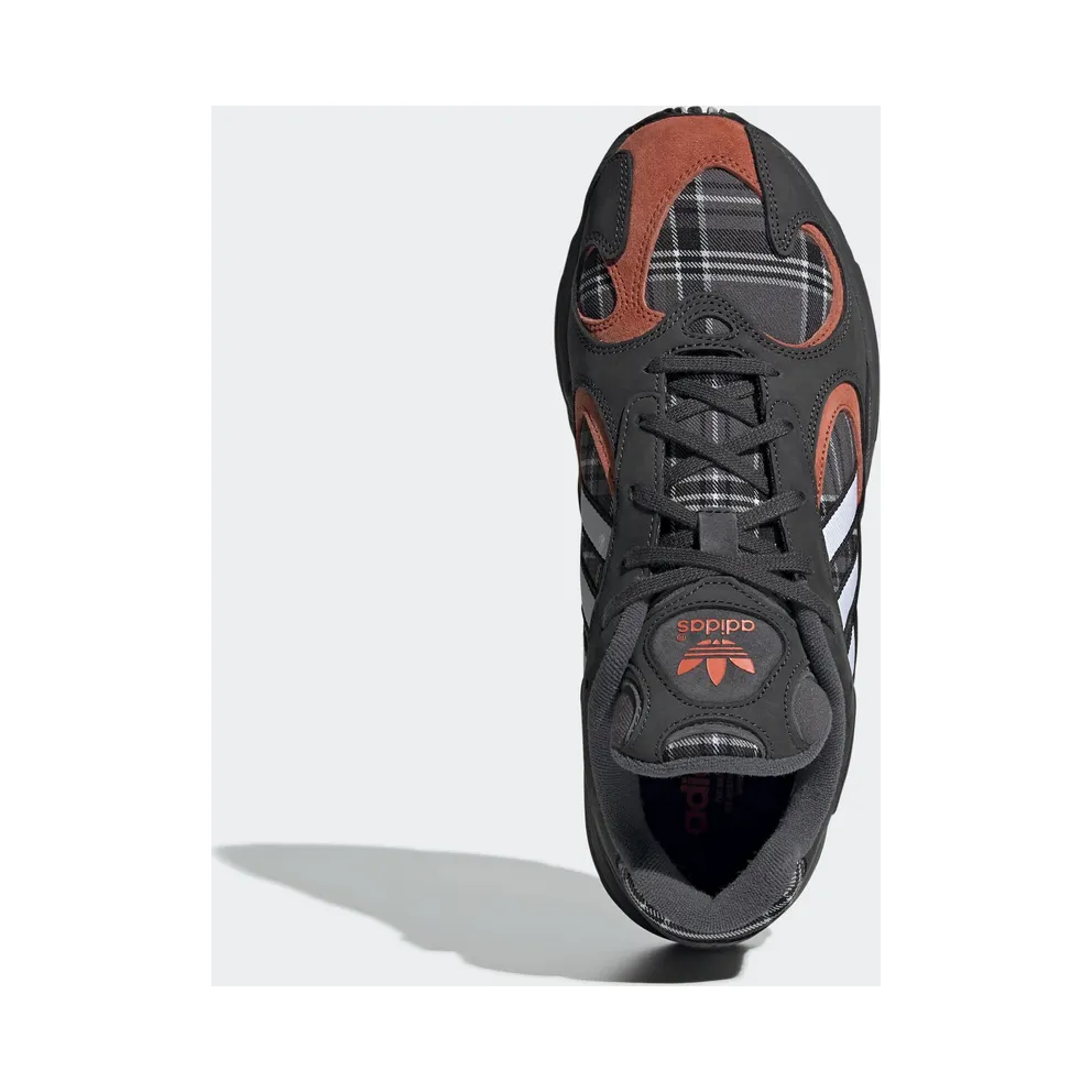 adidas Yung-1 Orange Plaid Solid Grey/Solid Grey/Raw Amber (EF3967)