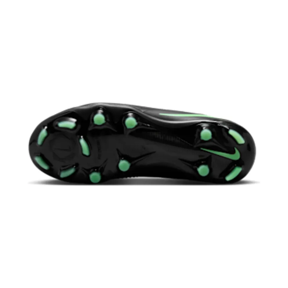 Nike Jr. Phantom 6 Low Pro ‘ Multi-Ground “Black / Illusion Green” (HM9204-001)