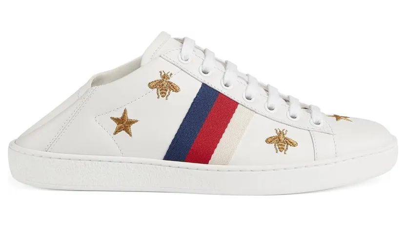 Gucci Ace Bees and Stars (W) (498205 AXWQ0 9098)
