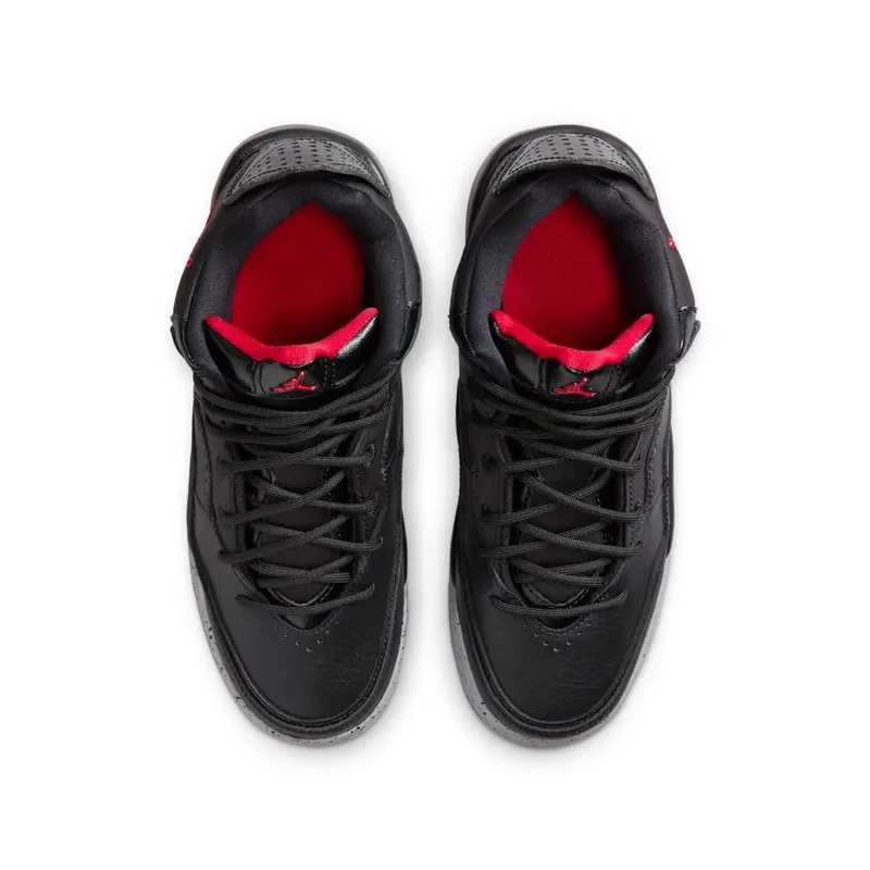 Jordan Courtside 23 Black Cement (GS) Black/Gym Red-Particle Grey (AR1002-023)