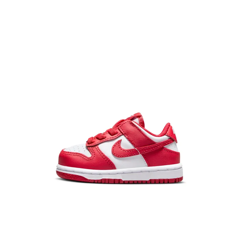 Nike Dunk Low White University Red (FB9107-119)