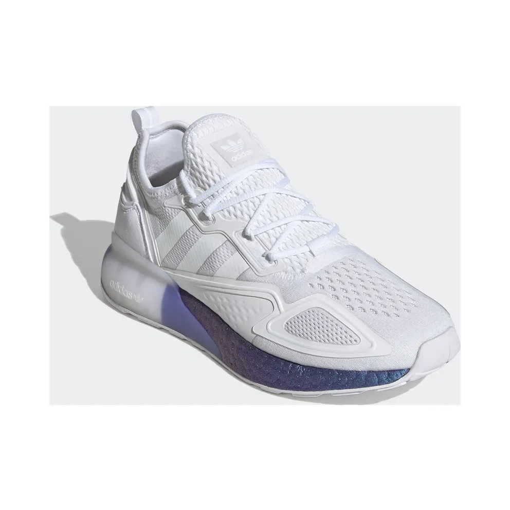 adidas ZX 2K Boost White Iridescent Boost (W) Cloud White/Cloud White/Boost Blue Violet Metallic (FV2928)