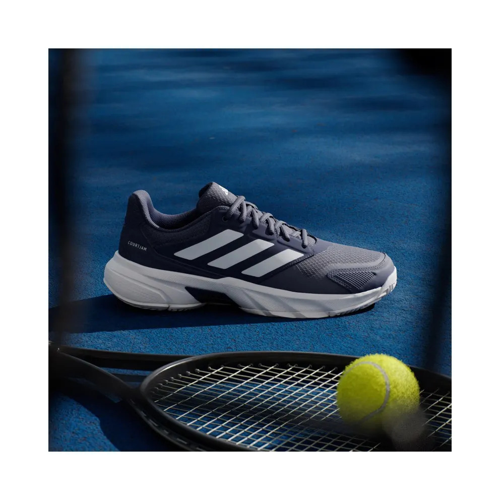 Adidas Courtjam Control 3 Tennis Dark Blue / Cloud White / Dark Blue (KI3614)