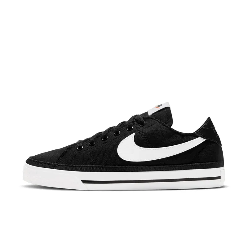 Nike Court Legacy Canvas Black White (W) (CZ0294-001)
