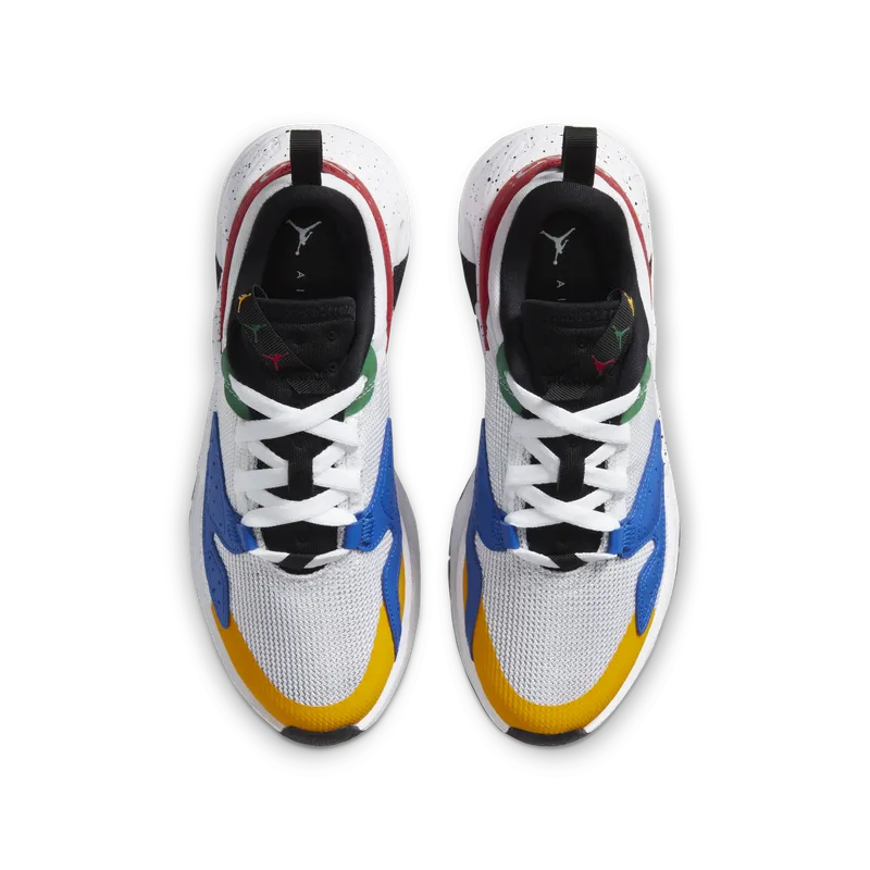 Jordan Air Cadence Olympic Rings (GS) White/Black-Varsity Red-Varsity Maize (CQ9233-101)