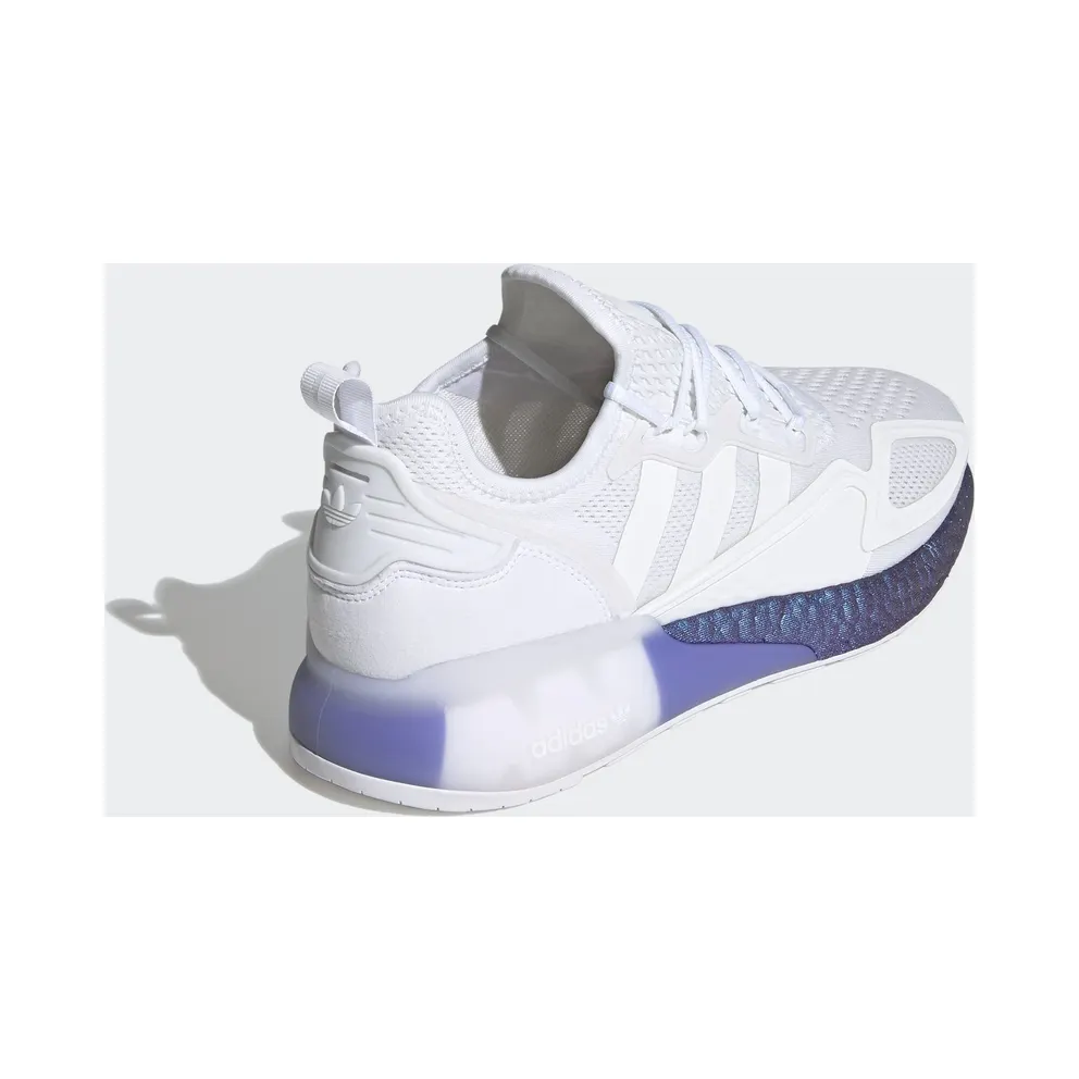 adidas ZX 2K Boost White Iridescent Boost (W) Cloud White/Cloud White/Boost Blue Violet Metallic (FV2928)