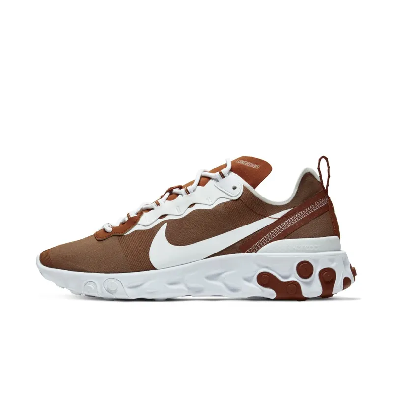 Nike React Element 55 Texas Desert Orange/White-White (CK4851-800)
