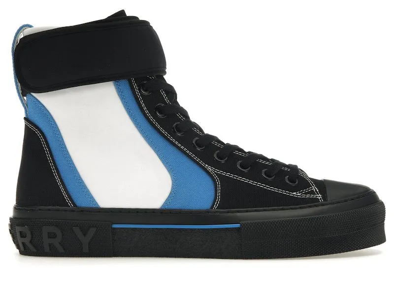 Burberry Sub High-Top Laced-Up Trainer Black Blue White (8055766)