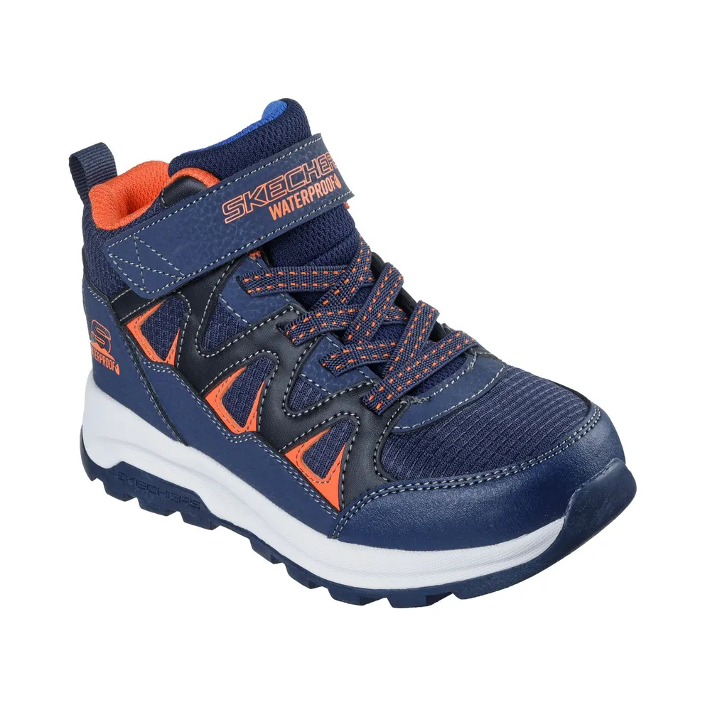 Skechers Waterproof: Storm Blazer – Drizzle Squad Sneaker Marine/Orange