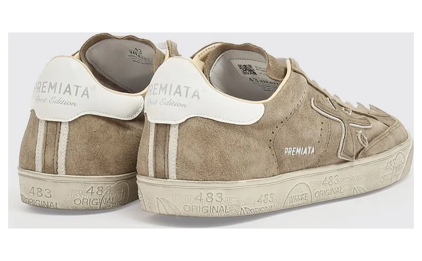 Premiata Steven Suede Sneakers Mud (STEVEN6221) (2)