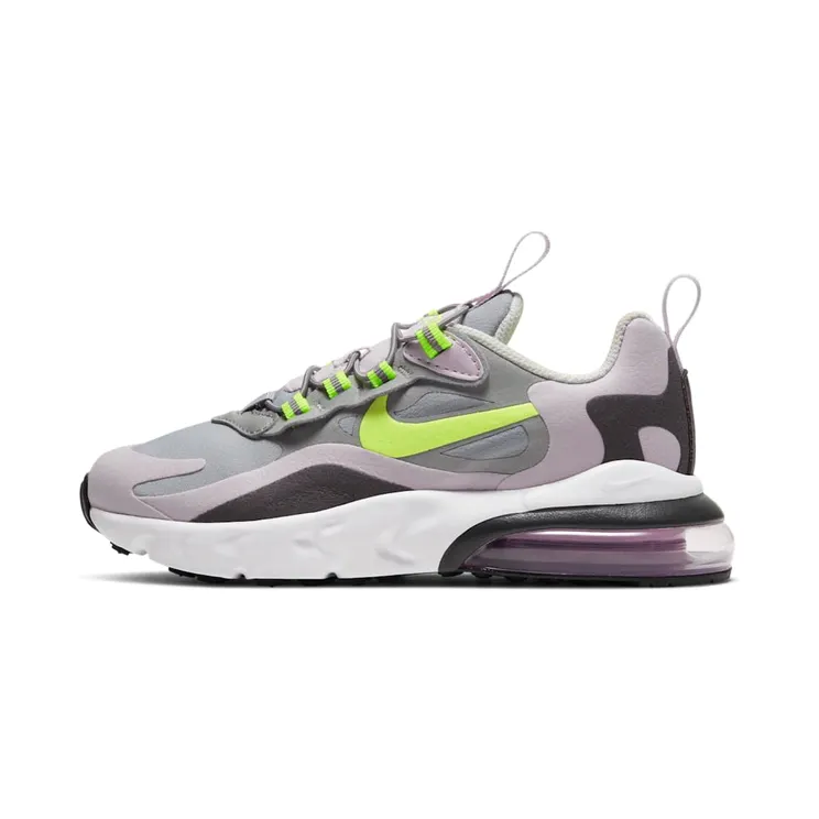 Nike Air Max 270 RT “Particle Grey / Iced Lilac / Off-Noir / Lemon Venom” (BQ0102-010)