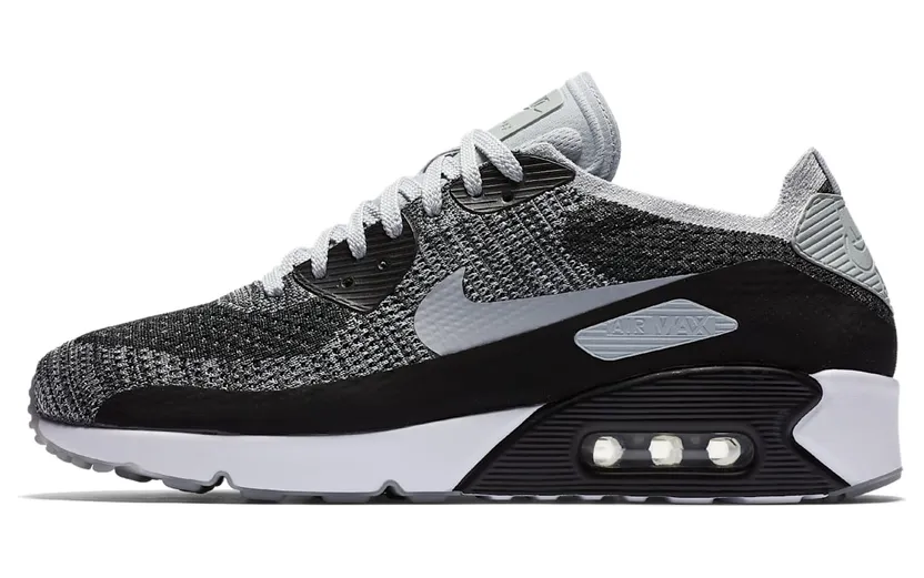 Nike Air Max 90 Ultra 2.0 Flyknit Black Wolf Grey