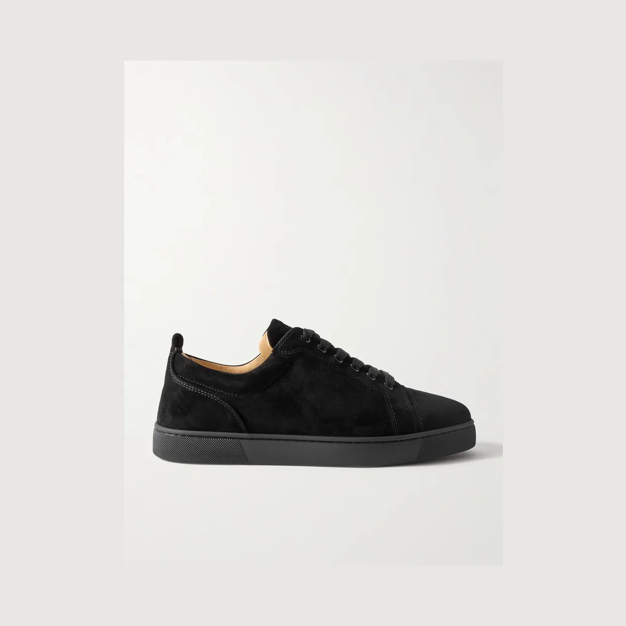 Christian Louboutin Louis Junior Suede Sneakers Black (3240421)