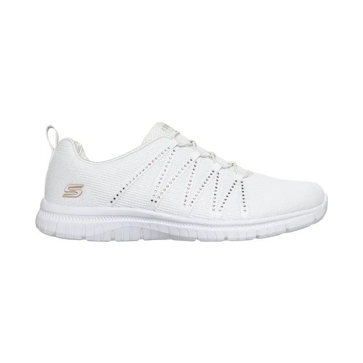 Skechers Virtue She Sparkles “White / Gold (104741 Wtgd)” (104741WTGD)
