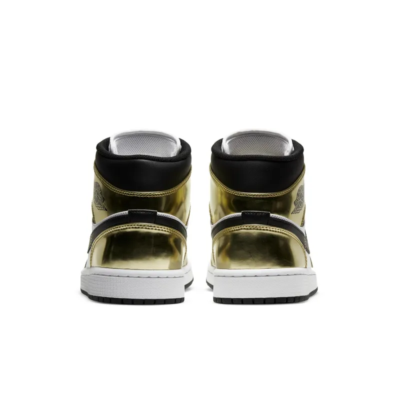 Jordan 1 Mid Metallic Gold Black White Metallic Gold/Black-White (DC1419-700)