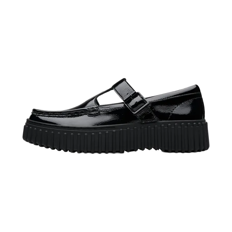Clarks Torhill Bar “Black Patent” (26179103)