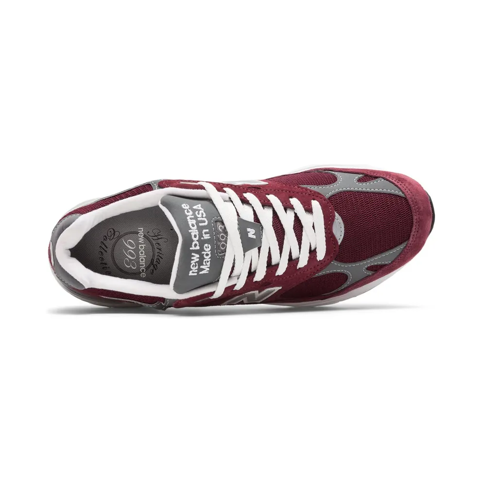 New Balance 993 Burgundy Burgundy/Grey (MR993BU)