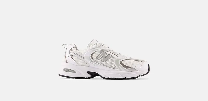 New Balance 530 White Silver Metallic (MR530AD)