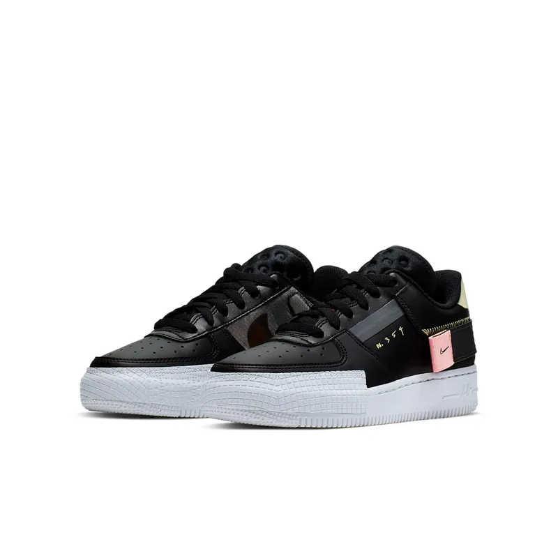 Nike Air Force 1 Low Type Black (GS) (BQ4793-001)