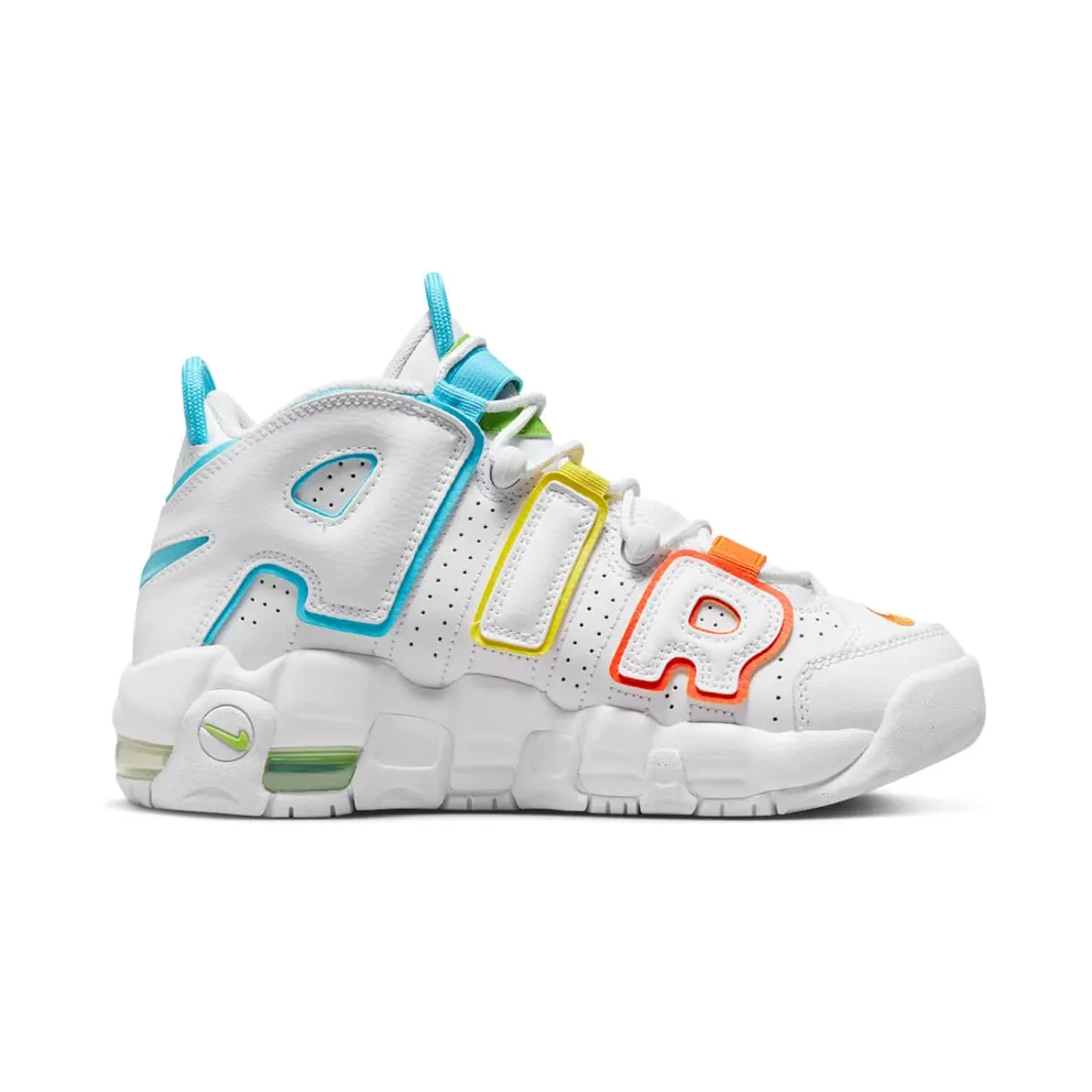 Nike Air More Uptempo GS “White Multi-Color” (FJ4624-100)