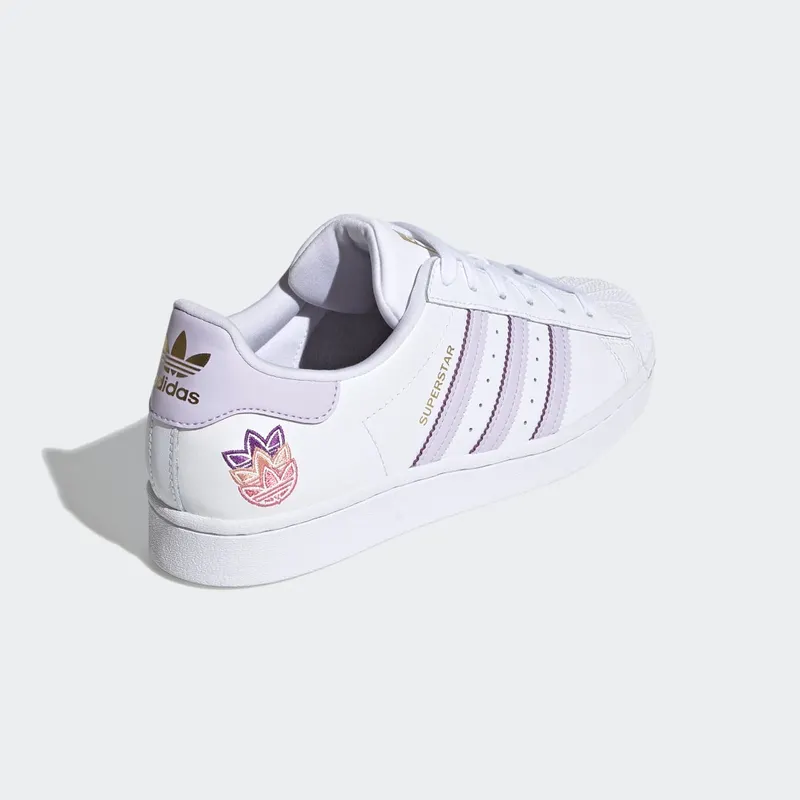 adidas Superstar Cloud White / Purple Tint / Matte Gold (GZ8143)