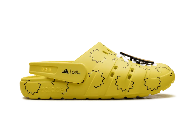 Adidas Adilette Clog “The Simpsons Yellow Black” (HQ2580)