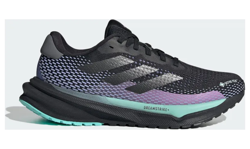 adidas Supernova Gore-Tex Core Black Iron Metallic Semi Flash Aqua (ID6305)