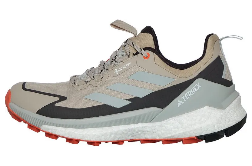 Adidas Free Hiker 2.0 Low Gore-Tex Hiking Wonder Beige / Core Black / Semi Impact Orange (IG3202)