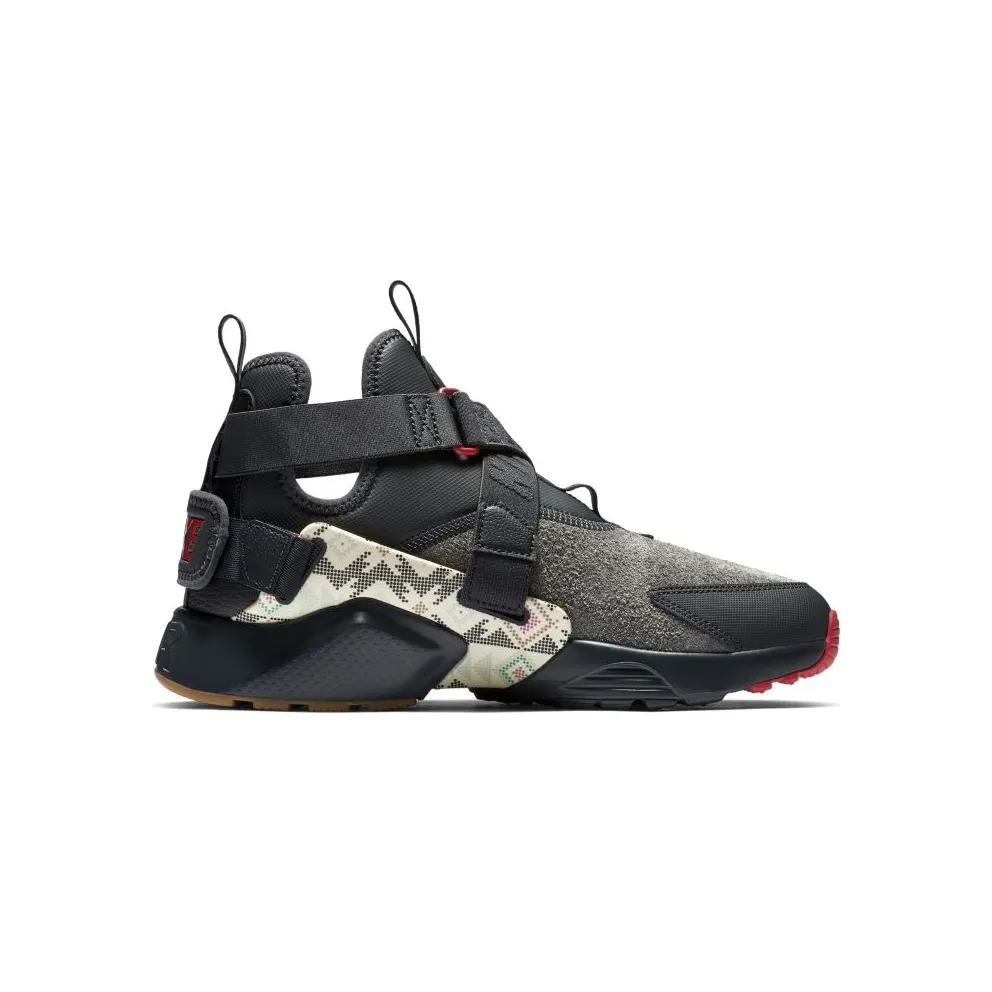 Nike Air Huarache City Utility N7 (W) Anthracite/Light Cream-University Red (AT6170-001)