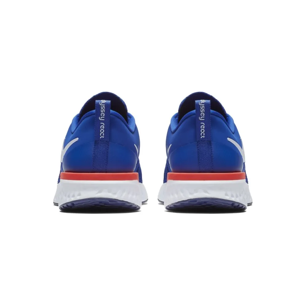 Nike Odyssey React Flyknit 2 Indigo Force Indigo Force Blue Void Red Orbit White (AH1015-400)