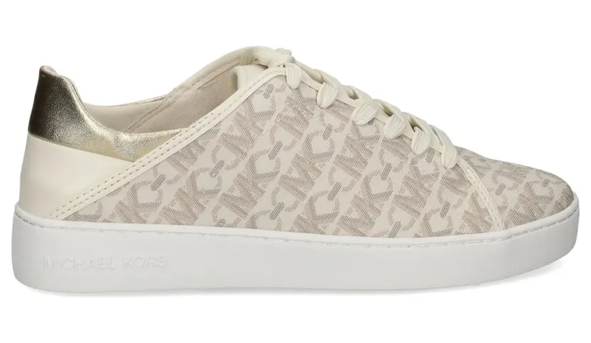 Michael Kors Keaton sneakers met monogrampatroon – Beige (43T4JNFS1B)