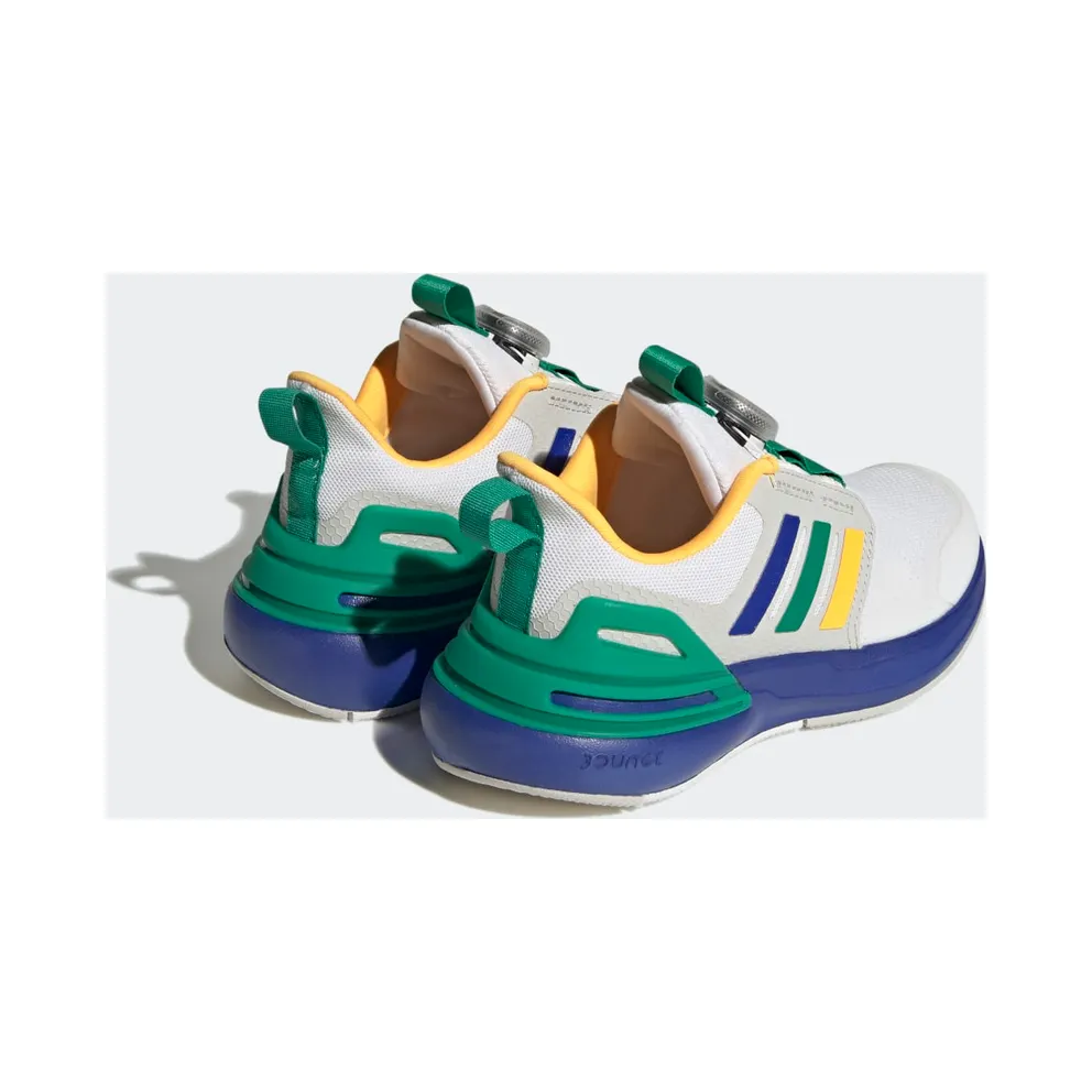 Adidas RapidaSport Bounce BOA Closure Cloud White / Lucid Blue / Court Green (HP2568)