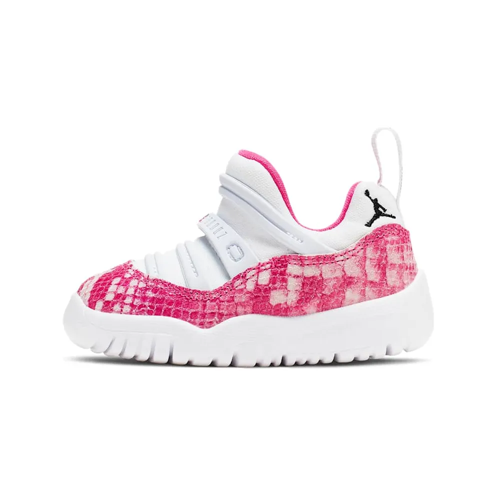 Jordan 11 Retro Little Flex Snake Watermelon (TD) White/Black-Watermelon (BQ7104-106)