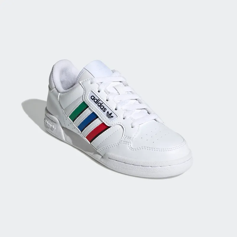 Adidas Continental 80 Stripes Cloud White / Core Black / Blue Bird (H05061)