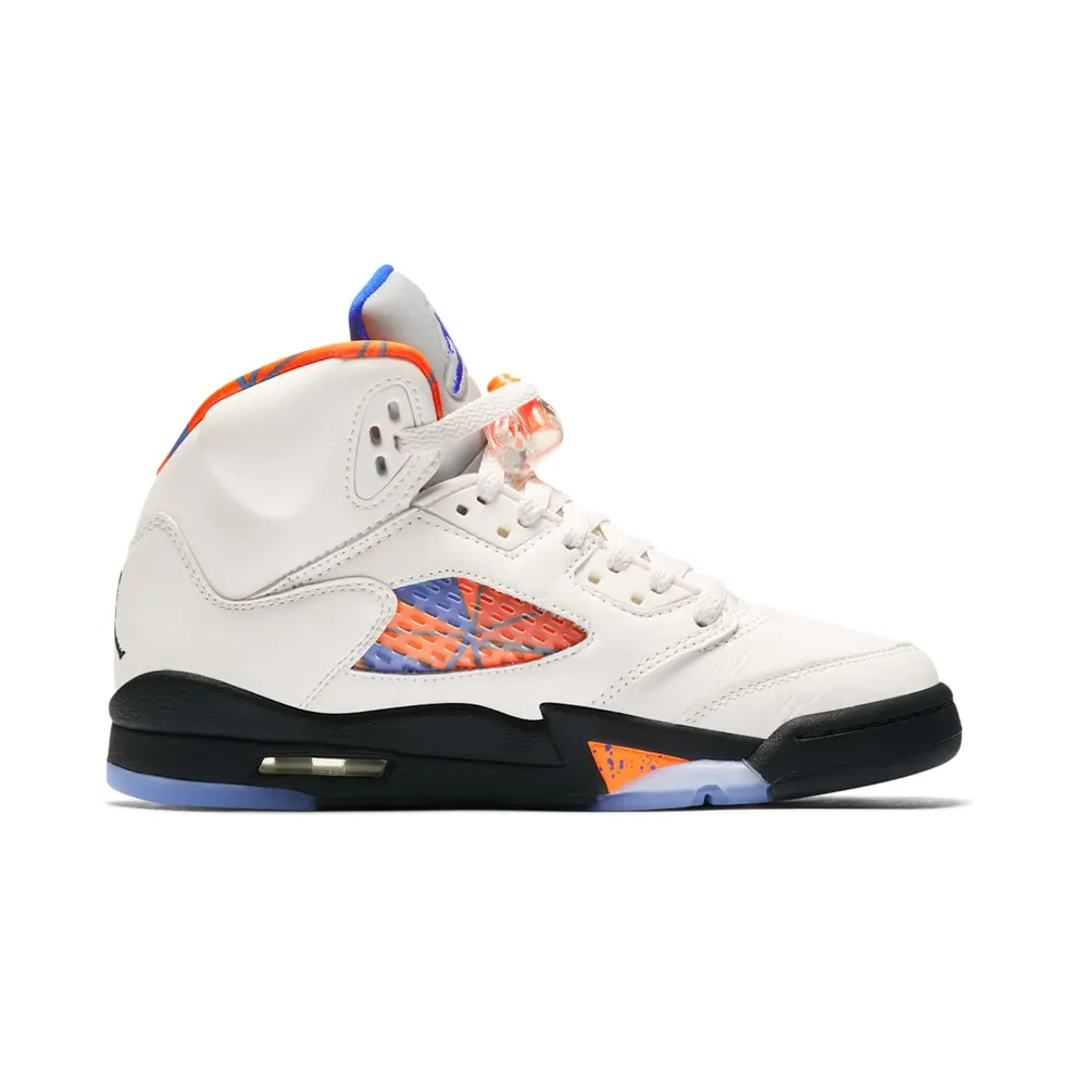 Jordan 5 Retro International Flight (GS) Sail/Racer Blue-Cone-Black (440888-148)