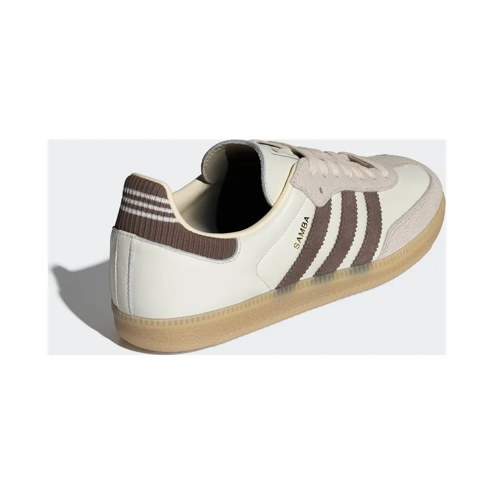 Adidas SAMBA OG Shoes Cloud White / Earth Strata / Gum (IH6845)