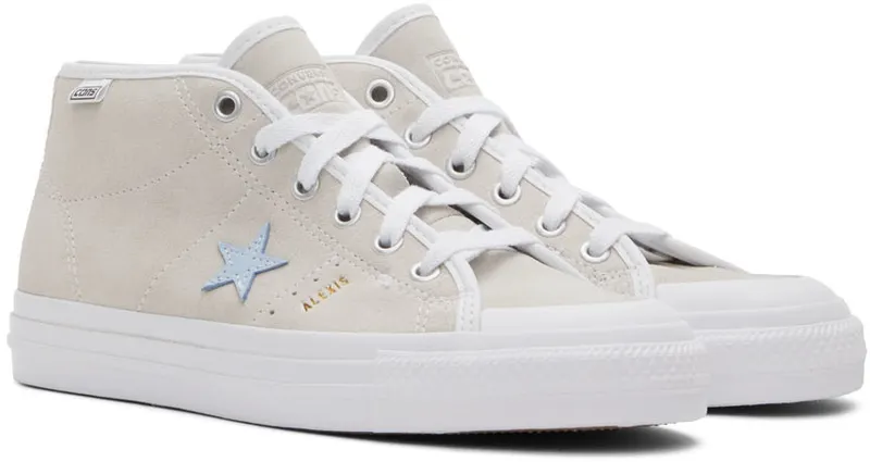 Converse Beige Alexis Sablone Edition One Star Pro Sneakers (171326C)