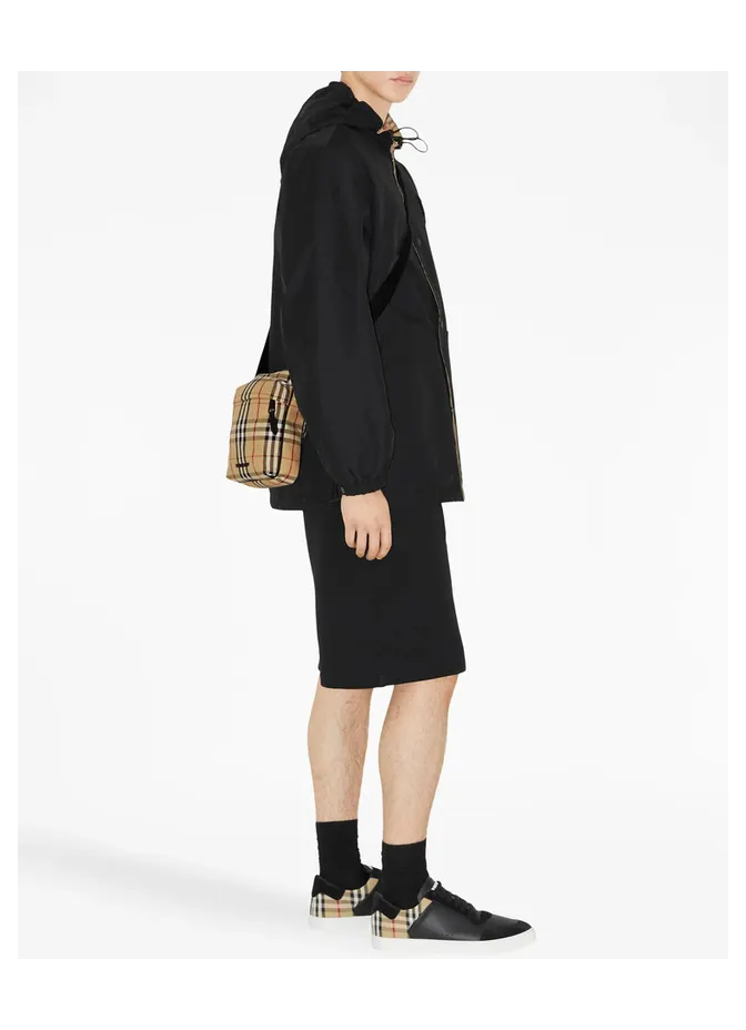Burberry Leather, Suede and Check “Black” (8070818 MF STEVIE A7626) (2)