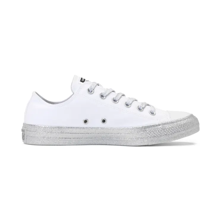 Converse Chuck Taylor All-Star Low Miley Cyrus White Silver