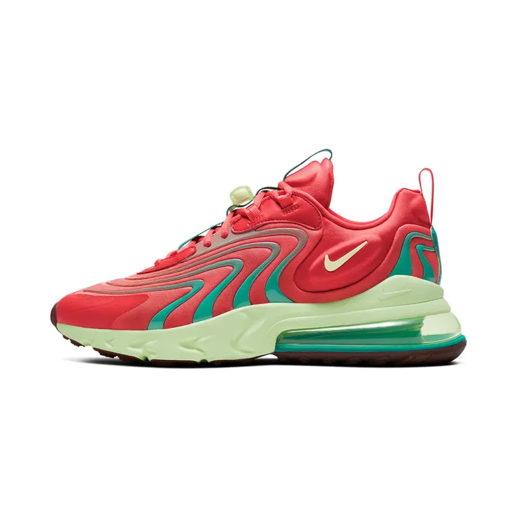 Nike Air Max 270 React ENG Watermelon “Track Red / Magic Ember / Neptune Green / Barely Volt” (CJ0579-600)