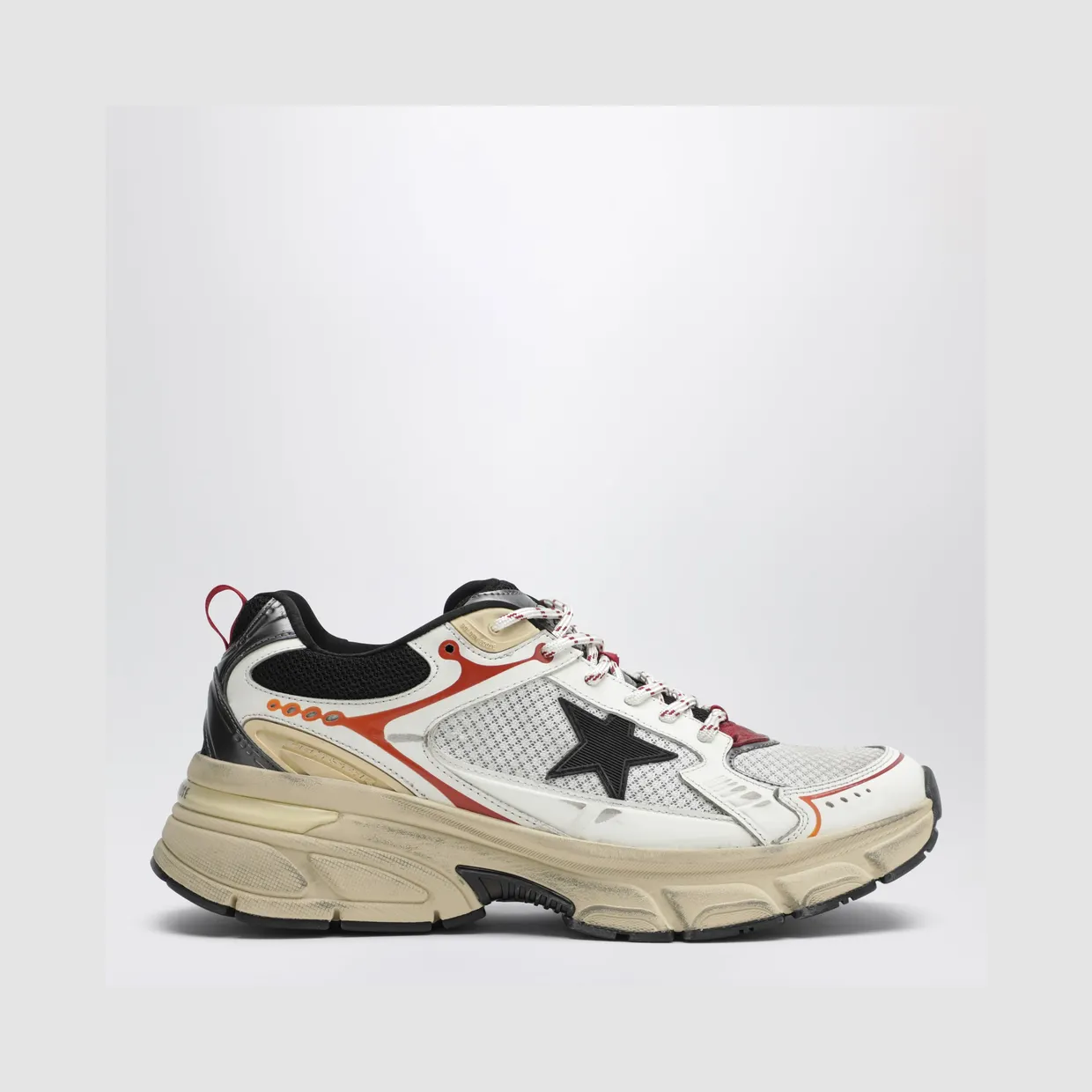 Golden Goose Lightstar sneakers in white/grey/red GMF00724F008465/T_GOLDE-12485_600-43