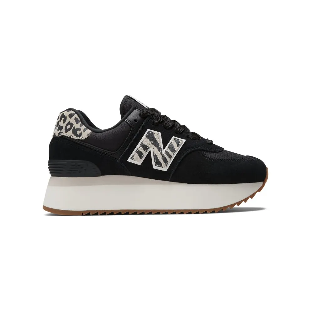 New Balance 574+ Schwarz/Beige/Weiß (WL574ZDA)