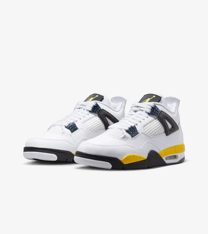 Air Jordan 4 Tour Yellow – “White / Tour Yellow / Dark Blue Grey / Black” (IO2463-102)