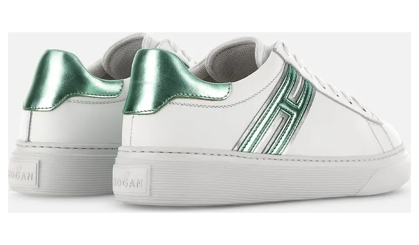 Sneakers Hogan H365 Green White (HXW3650J310RMW0RUO) (2)