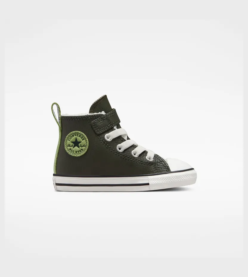 Converse Chuck Taylor All Star Easy-On Lined Leather Utility Green/aloe Green (A01473C)